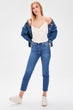 Trendyol Navy Blue Normal Waist Mom Jeans TWOAW20JE0053