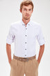 White Male Extra Slim Fit Shirt Collar Shirt