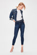 Navy Normal Waist Skinny Jeans