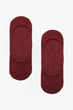 Male Maroon 2'li Socks