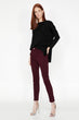 Women Burgundy Pants