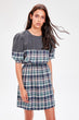 Khaki Plaids Dress