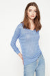 Women Blue Sweater