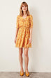 Yellow Ruffle Detail Dress