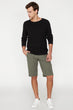 Male Green Pocket Detail Shorts