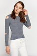 Women Blue Sweater