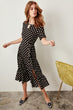 Black Polka Dot Dress