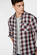 Male Red Plaid Shirt