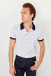 New White Men 'S Printed Polo Collar T-Shirt