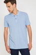 Male Blue Pattern T-Shirt