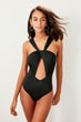 Black Cut-Out Detail Swimsuit