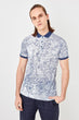 New White Men 'S Printed Polo Collar T-Shirt