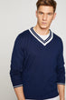 Male Navy Blue Sweater