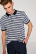 Male Navy Blue Short-Sleeve T-Shirt