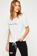 Women 'S White T-Shirt