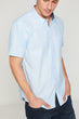 Men 'S Blue Shirt