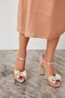 Powder Satin Women 'S Heels Shoes