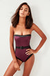 Bordeaux Belt Swimwear