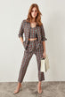 Trendyol Multi-Color Plaid Pants TWOSS19EH0130