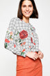 Women White Patterned Shirt