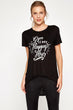 Women Black T Shirt