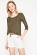 Women Khaki T-shirt