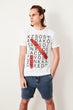 White Men 'S Cotton T Shirt