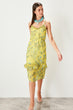 Yellow Print Dress