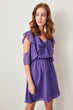 Lilac Frilly Dress