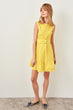 Yellow Belt Dress