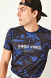 Black Male Digital Print T-Shirt