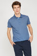 Male Navy Blue Short-Sleeve T-Shirt