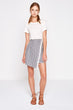 Navy-Stripped Skirt