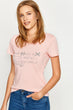 Women Pink T Shirt