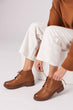 Genuine Leather Tan Women 'S Boots