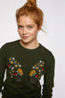 Women Green Sweater