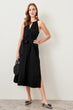 Advanced Linking Black Dress