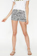 "Women 'S White Leopard Detail Shorts "