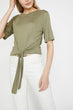 Women Khaki T-Shirt