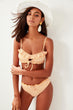 Pattern Lacing Detailed Bikini Six