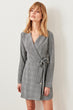 Gray Coat Dress