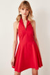 Red Halter Dress