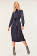 Advanced Linking Navy Dress