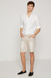 Men Ecru Shorts