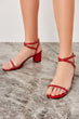 Red Women 'S Heels Shoes