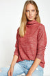 Women Burgundy Sweater