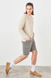 New Beige Men 'S Printed 5 Pocket Shorts