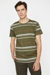 Men 'S Green Line Detail T-Shirt