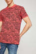 Male Pink Short-Sleeve T-Shirt