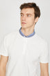 Male White Short-Sleeve T-Shirt